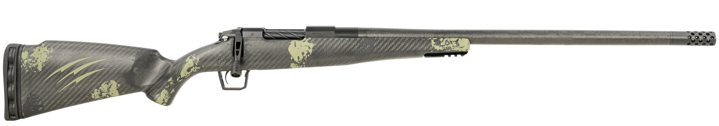 Fierce Firearms ROG308WIN22BF Carbon Rogue  308 Win 4+1 22" Carbon Fiber Barrel, Black Cerakote Steel Rec, Forest Camo Rogue Stock