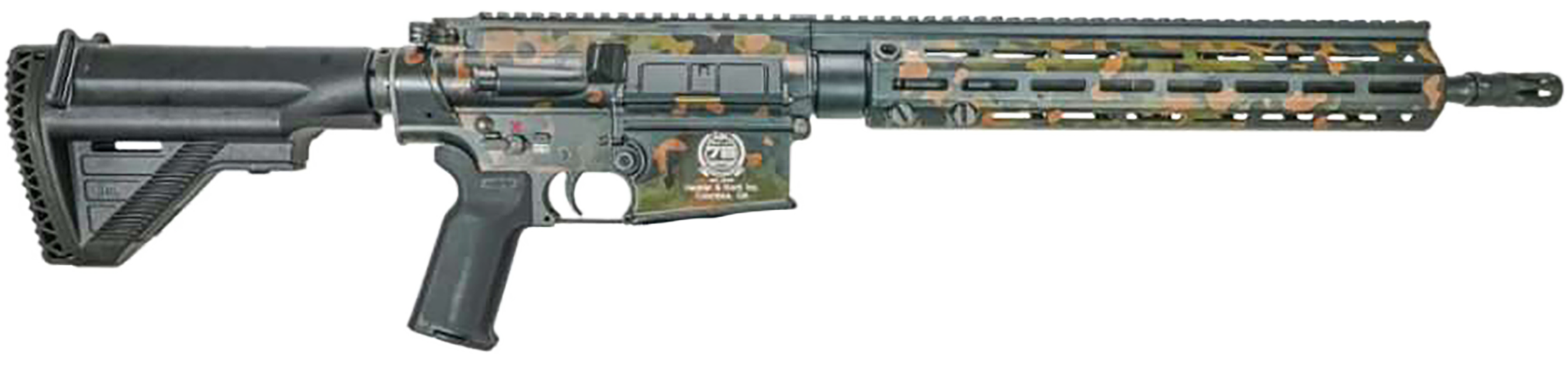 Heckler & Koch MR556a1 5.56x45mm 16.5in 10+1 Flecktarn Camo Aluminum Receiver