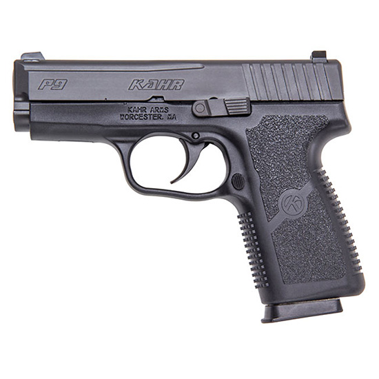 Kahr P9 9mm 3.6 Ss Blk Ply Frame Ns 8rd