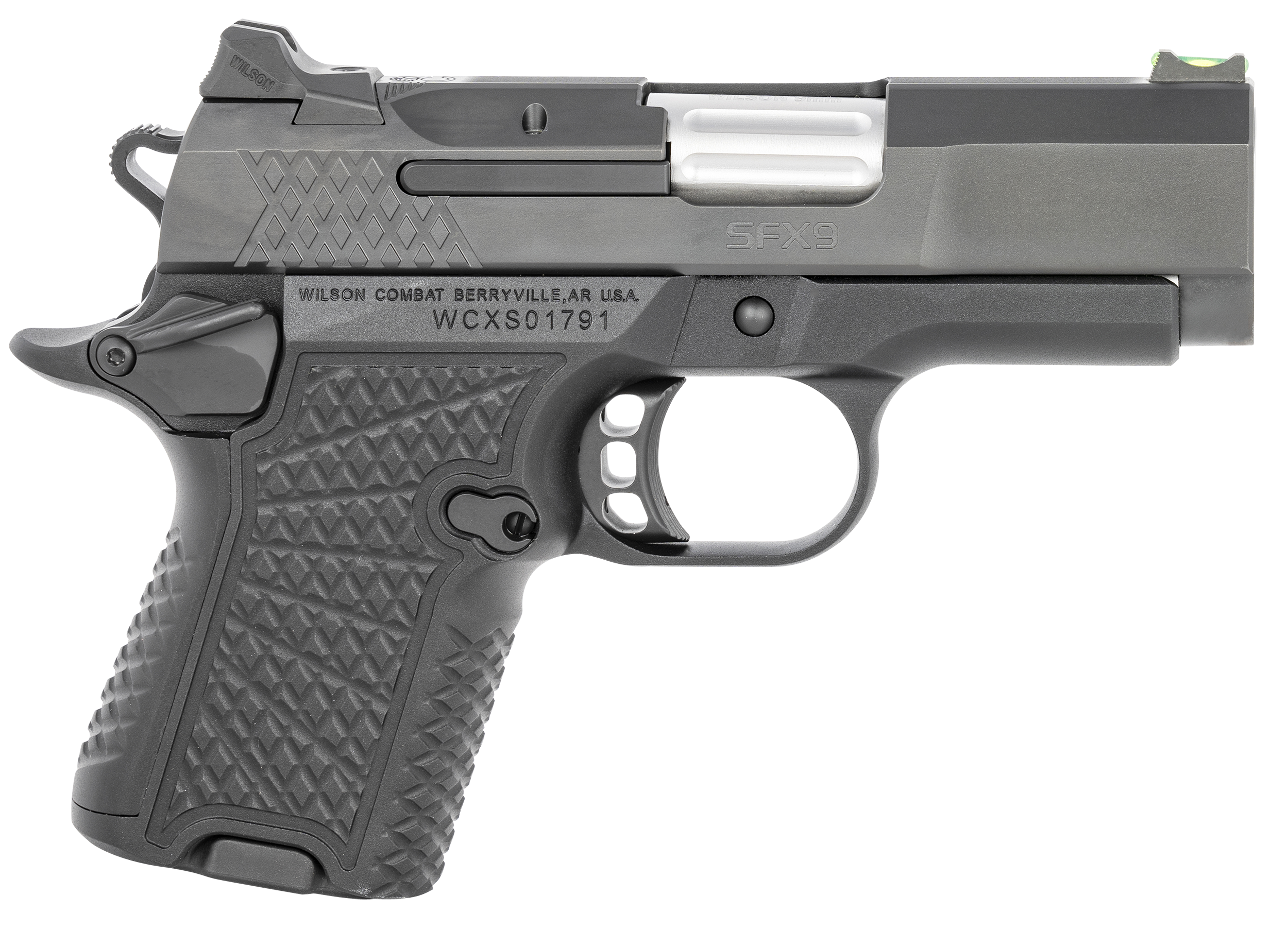 Wilson Combat SFX9SC3A SFX9 9mm Luger 3.25 Inch 10+1 15+1 Stainless Steel Finish