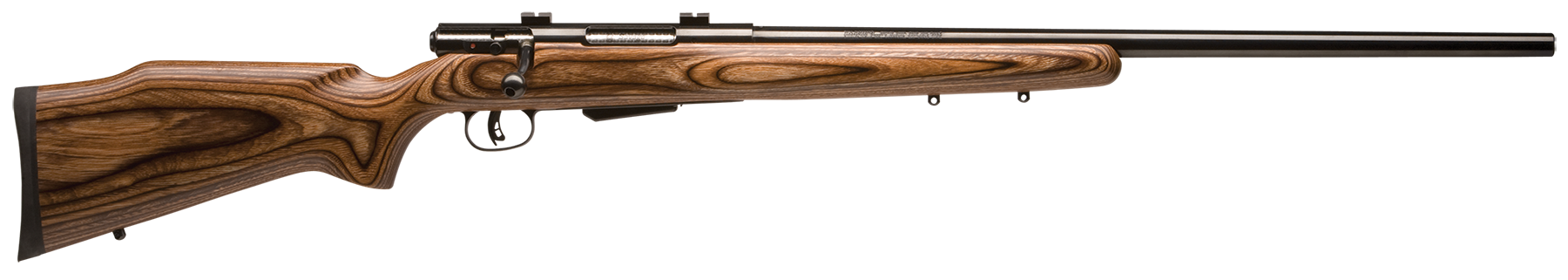 Savage Arms Model 25 Lightweight Varminter 223 Remington 24 inch 4+1 Brown Laminate
