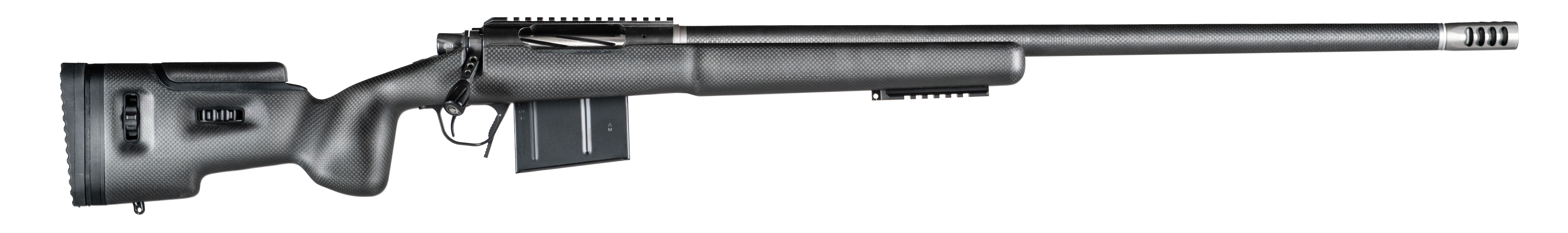 Christensen Arms CA10272285445 TFM Long Range Full Size 300 Win Mag 3+1, 26" Carbon Fiber Target Profile Barrel, Black Nitride Aluminum Receiver, Natural Carbon Fiber Fixed Long Range Stock