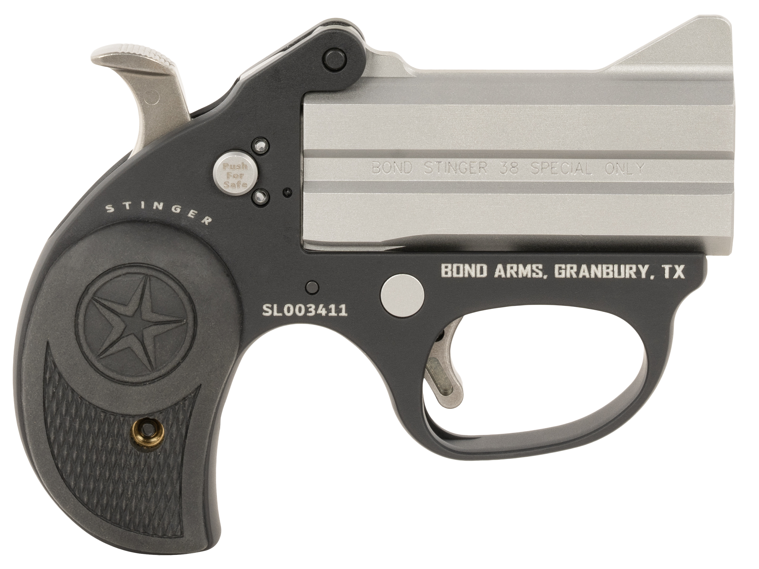 Bond Arms STINGER 38 Special, 3in. Barrel, 2rd - Stainless (BASL)