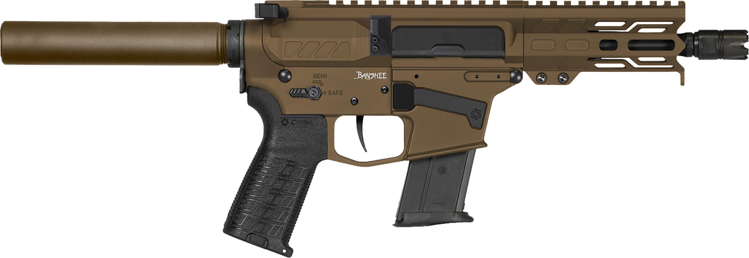 CMMG Banshee MK57 5.7x28mm 5" 20 Rounds Midnight Bronze