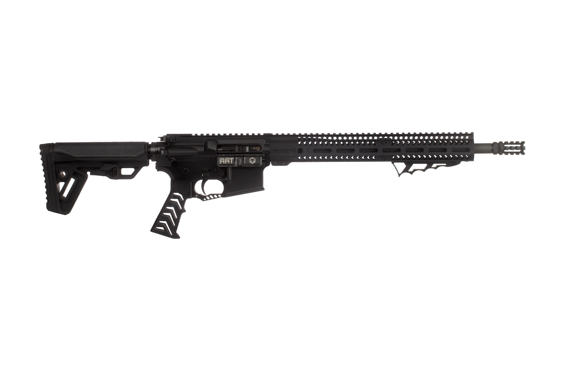 Alien Armory Tactical AAT-15 223 Wylde, 16in. Barrel, 30rd, Incl. Upgraded AAT Parts - Black