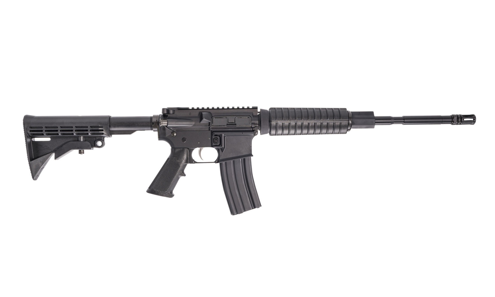 Anderson Manufacturing AM-15 5.56x45 NATO, 16in. Barrel, 30rd, Forged Receivers, A2 Handguard, Grip & M4 Stock - Black (NPN: B2K850AA00)