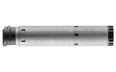 B&T Print-X SMG-M-45 45 Modular Quick Attach Suppressor .45 ACP Titanium Gray