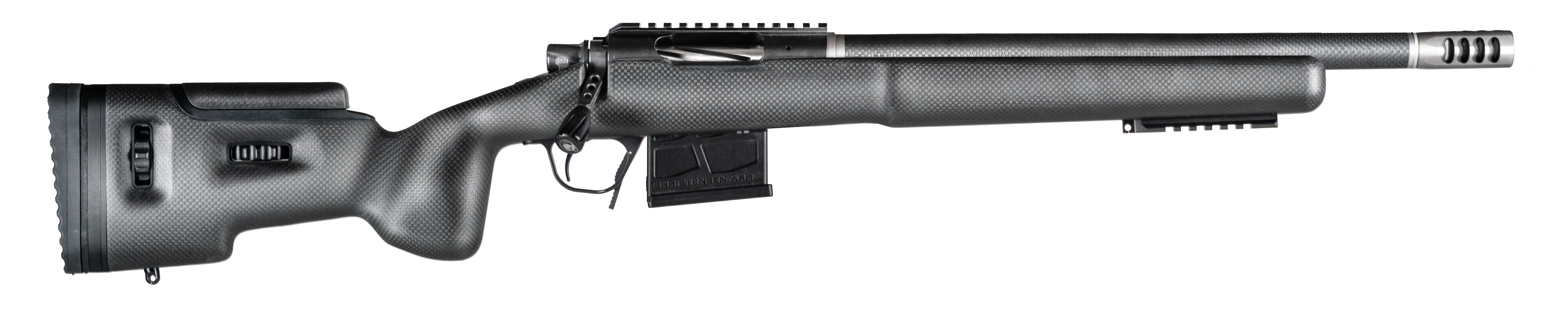 Christensen Arms CA10273H88245 TFM Long Range Full Size 6.5 Creedmoor 4+1 16" Carbon Fiber Target Profile Barrel, Black Nitride Aluminum Receiver, Natural Carbon Fiber Fixed Long Range Stock