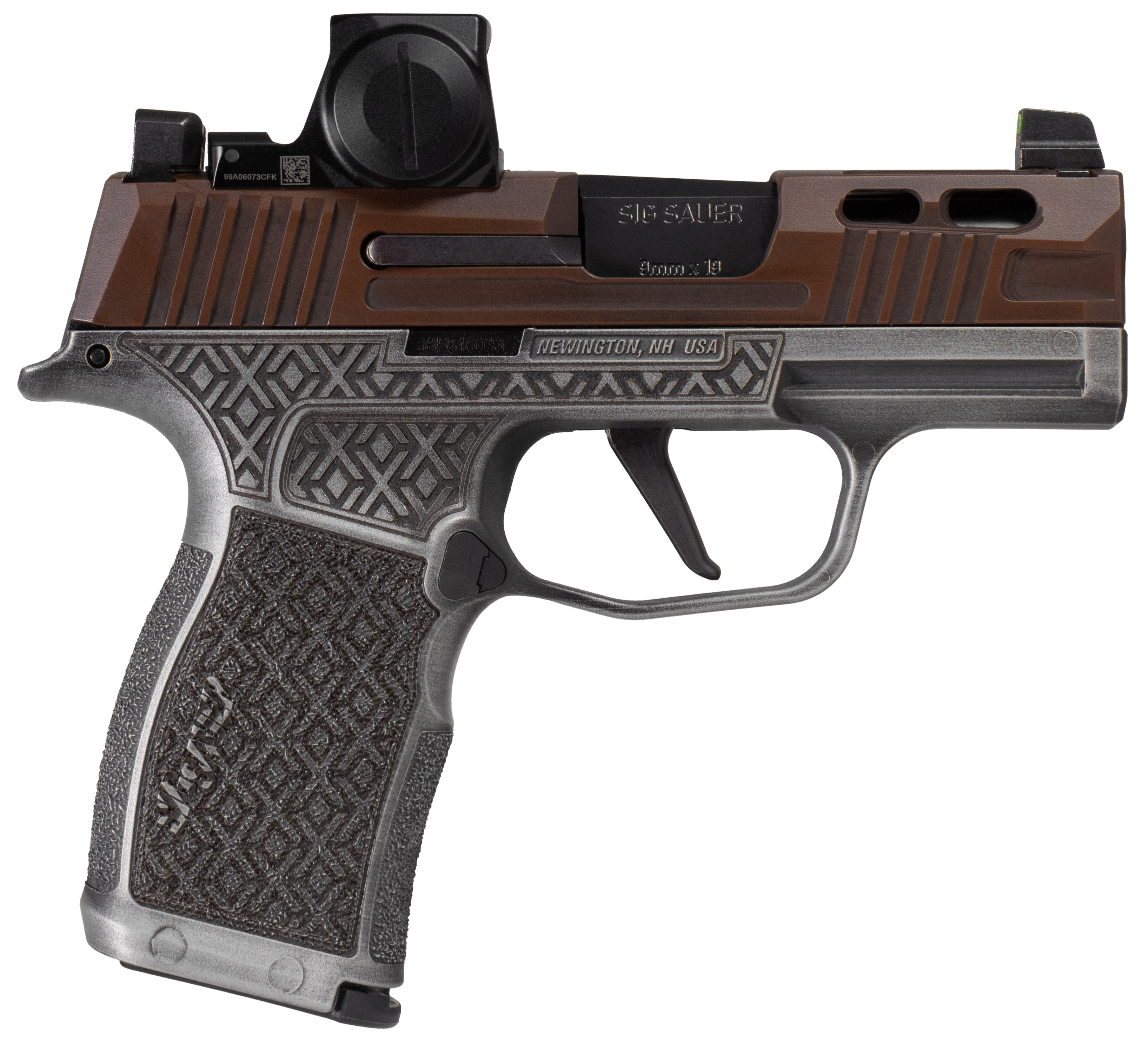 Sig Sauer P365X 9mm 3.1 Inch Barrel 12 Rounds Stainless Steel Distressed Slide