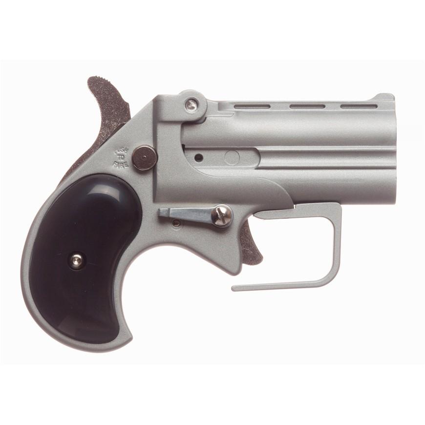 Old West Firearms Derringer Short Bore Handgun 9mm Luger 2rd Capacity 2.75" Barrel Satin with Black Grips with Guardian Package