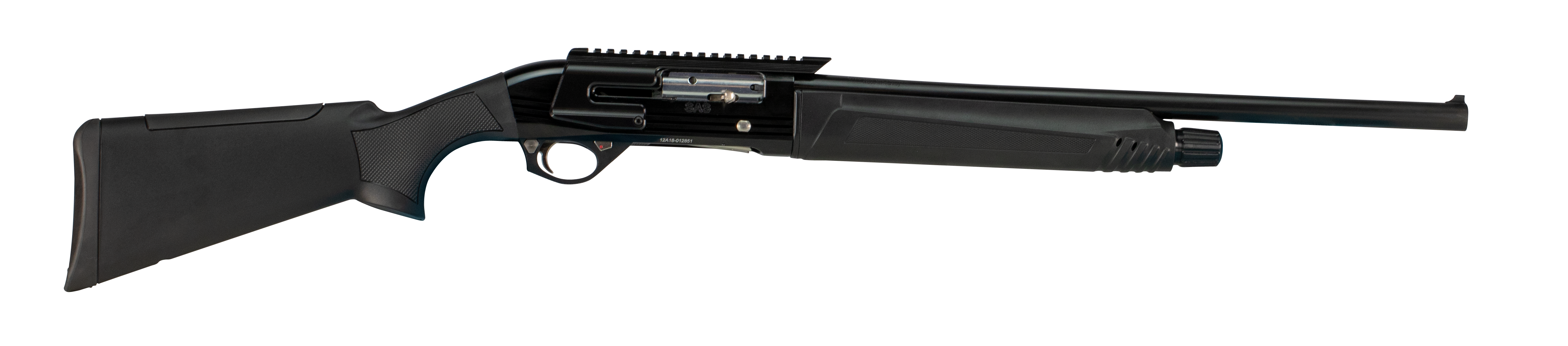 Hatfield SAS 12GA, 20in. Barrel, 4rd, Synth. Stock - Black (USA12P2)
