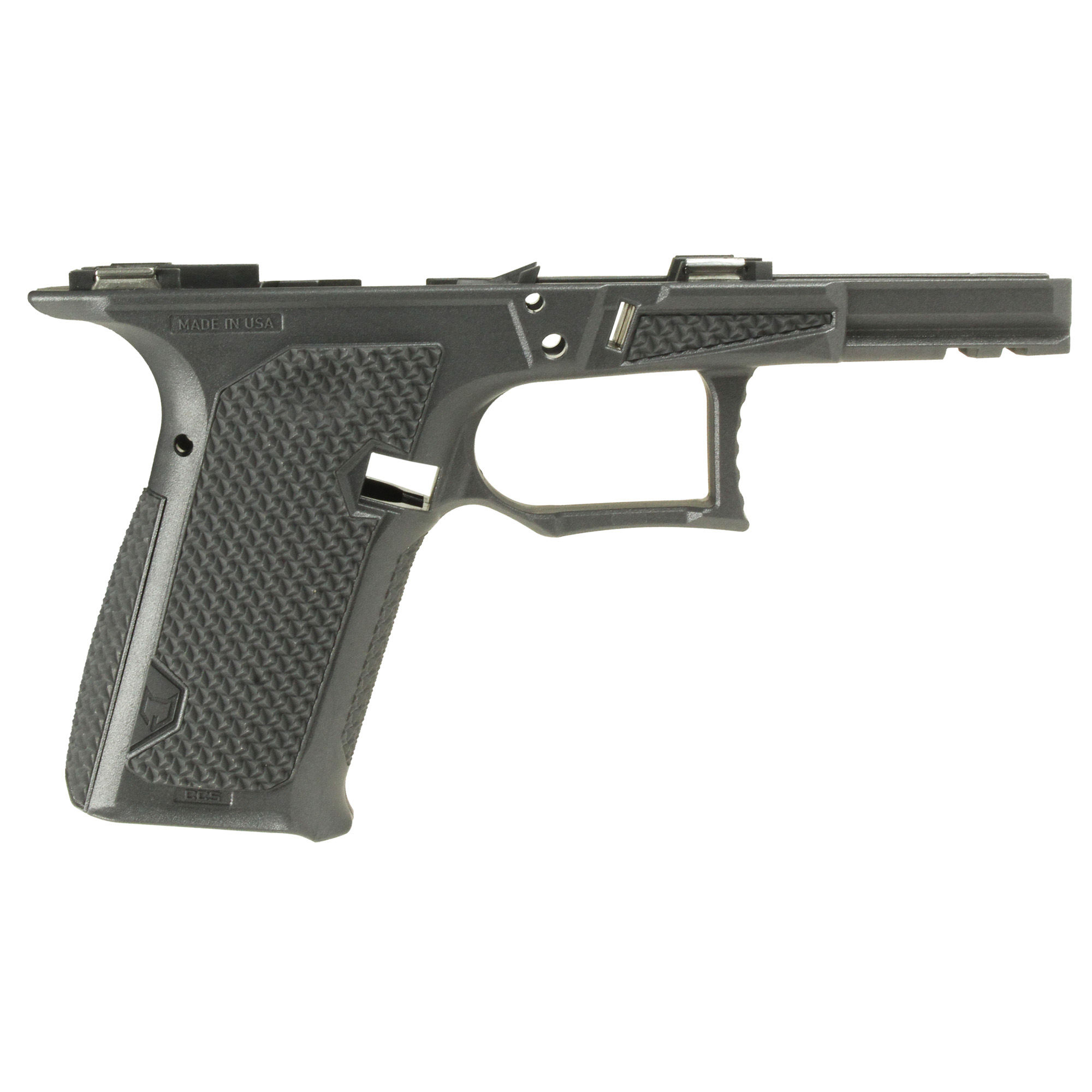 Lone Wolf Dusk Compact Textured Frame 9mm - BARE FRAME GRY