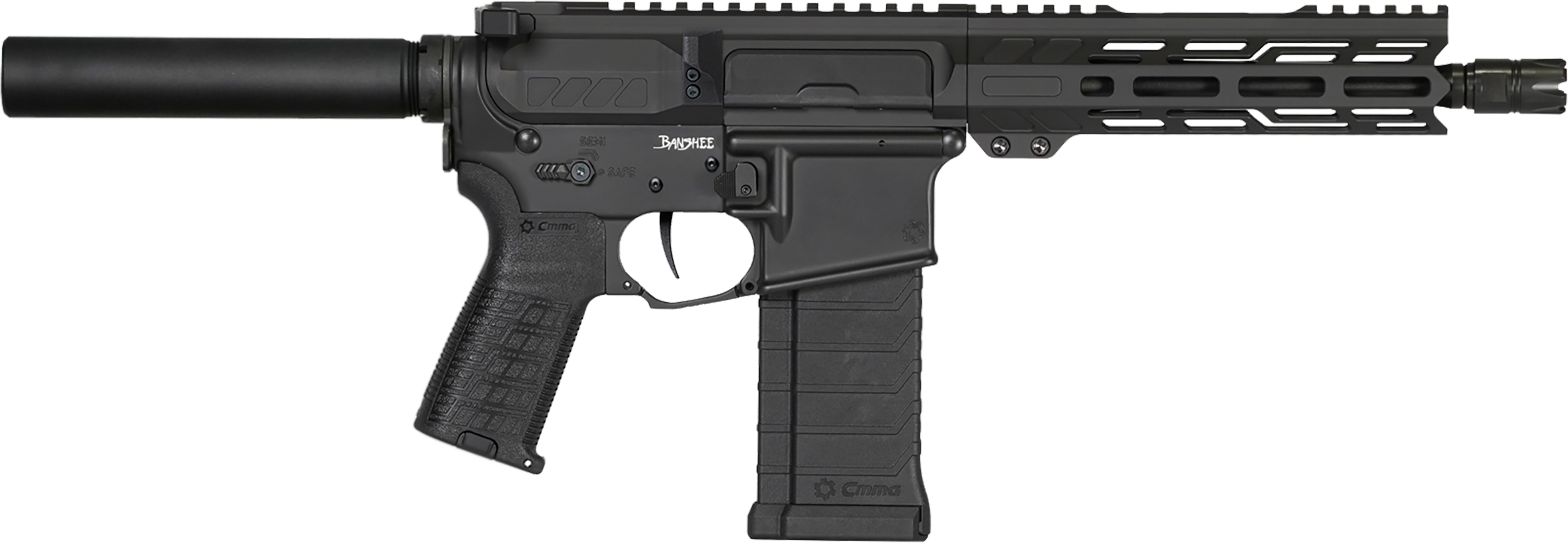 CMMG Banshee MK4 5.7x28mm 8" 30 Rounds Cerakote Aluminum Picatinny Rail Ambidextrous