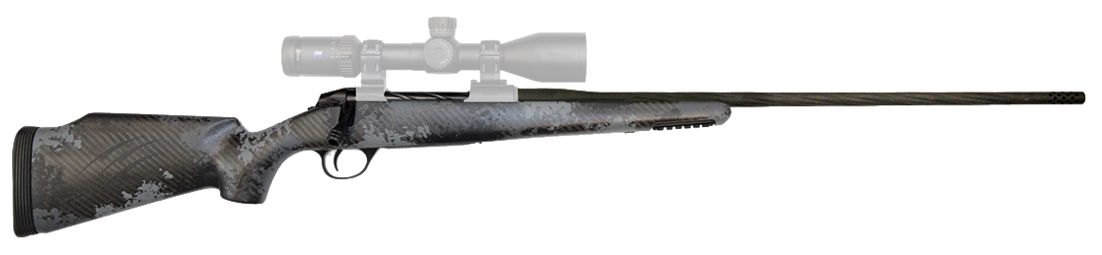 Fierce Firearms FRG280AI24BU Twisted Rage  280 Ackley Improved 3+1 24" Black Cerakote Twisted Match Grade Barrel Black Cerakote Steel Urban Camo Fixed Fierce Tech C3 Stock