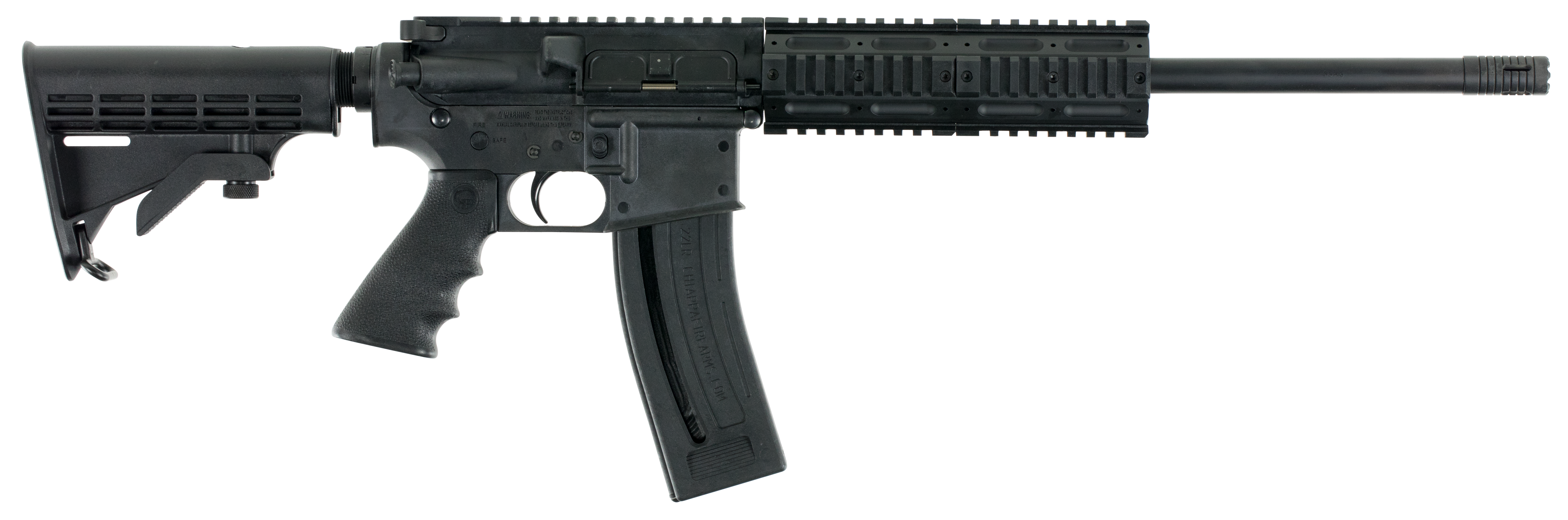 Chiappa Firearms MFour-22 Gen-II Pro Carbine 22 Long Rifle 18.50" 28+1 Black Polymer