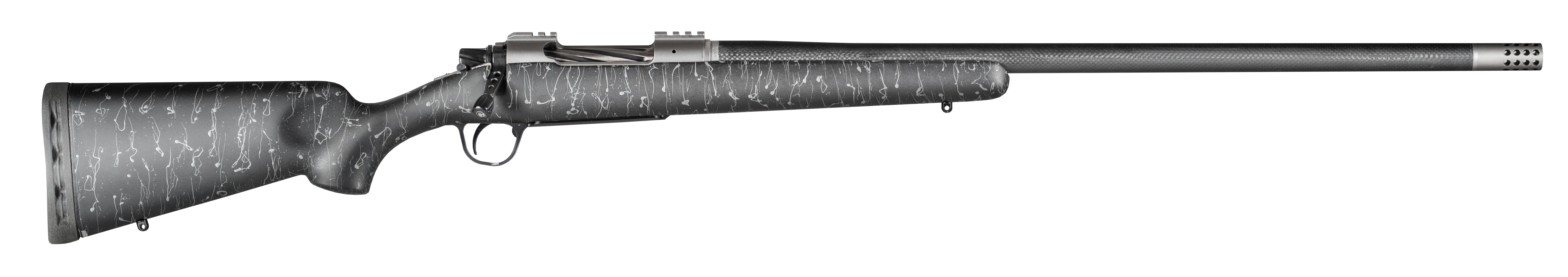 Christensen Arms CA10268815331 Summit TI  Full Size 28 Nosler 3+1, 26" Natural Titanium Steel Threaded Barrel, Natural Titanium Aluminum Receiver, Black w/Gray Webbing Fixed Sporter Stock