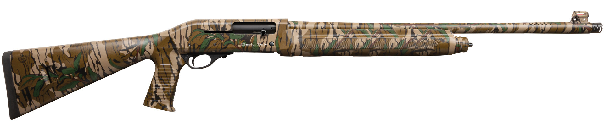 Charles Daly 635 12 Gauge 24 Inch 5 Rounds Mossy Oak Greenleaf Camo