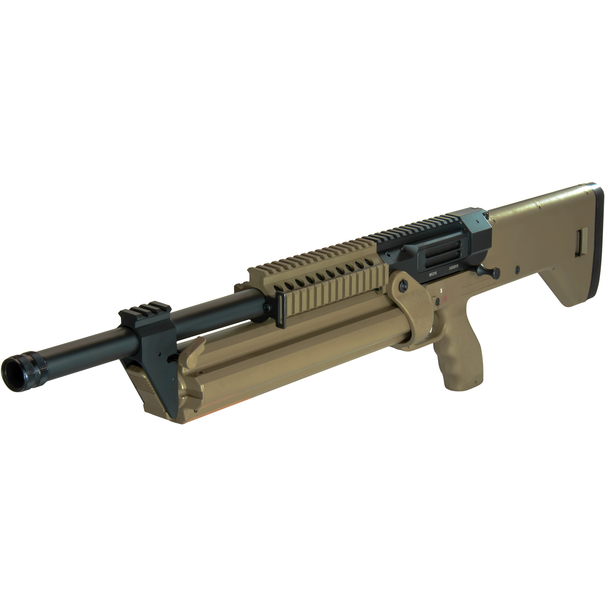 SRM Arms SRM-1216 12GA, 18.5in. Barrel, 16rd - FDE (SRM1216STS)