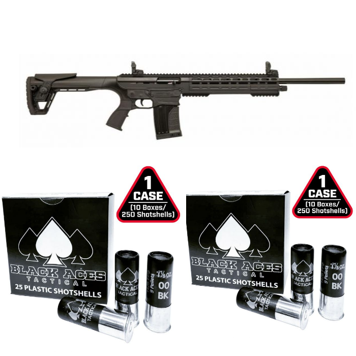 Garaysar Fear 116 12GA, 20in. Barrel, 5rd - Black
