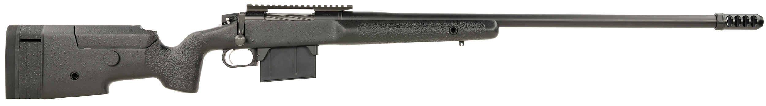 McMillan MCMTAC338LAPUABLK Tac  338 Lapua Mag 5+1 27" Threaded Medium-Heavy Match Grade Barrel, Black, McMillan G31 Action, OEM Adj. Comb A-5 Stock, Adj. Trigger, Scope Base