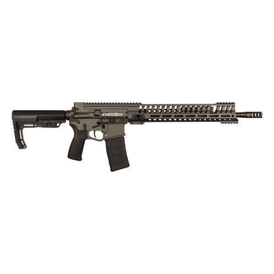 Patriot Ordnance Factory Pof P415 5.56x45mm NATO 16.5in M Lok Tungsten Finish