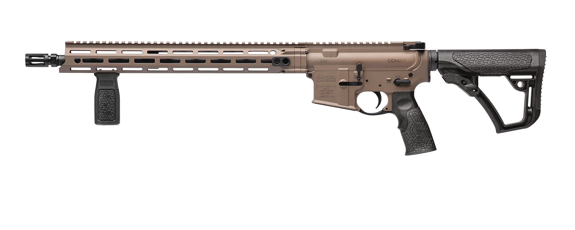 Daniel Defense DDM4 V7 5.56x45mm NATO 16in 32 Round Flat Dark Earth FDE