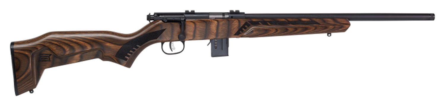 Savage 93 Minimalist 22 Wmr 18 Inch 10 Rounds Matte Black and Natural Brown
