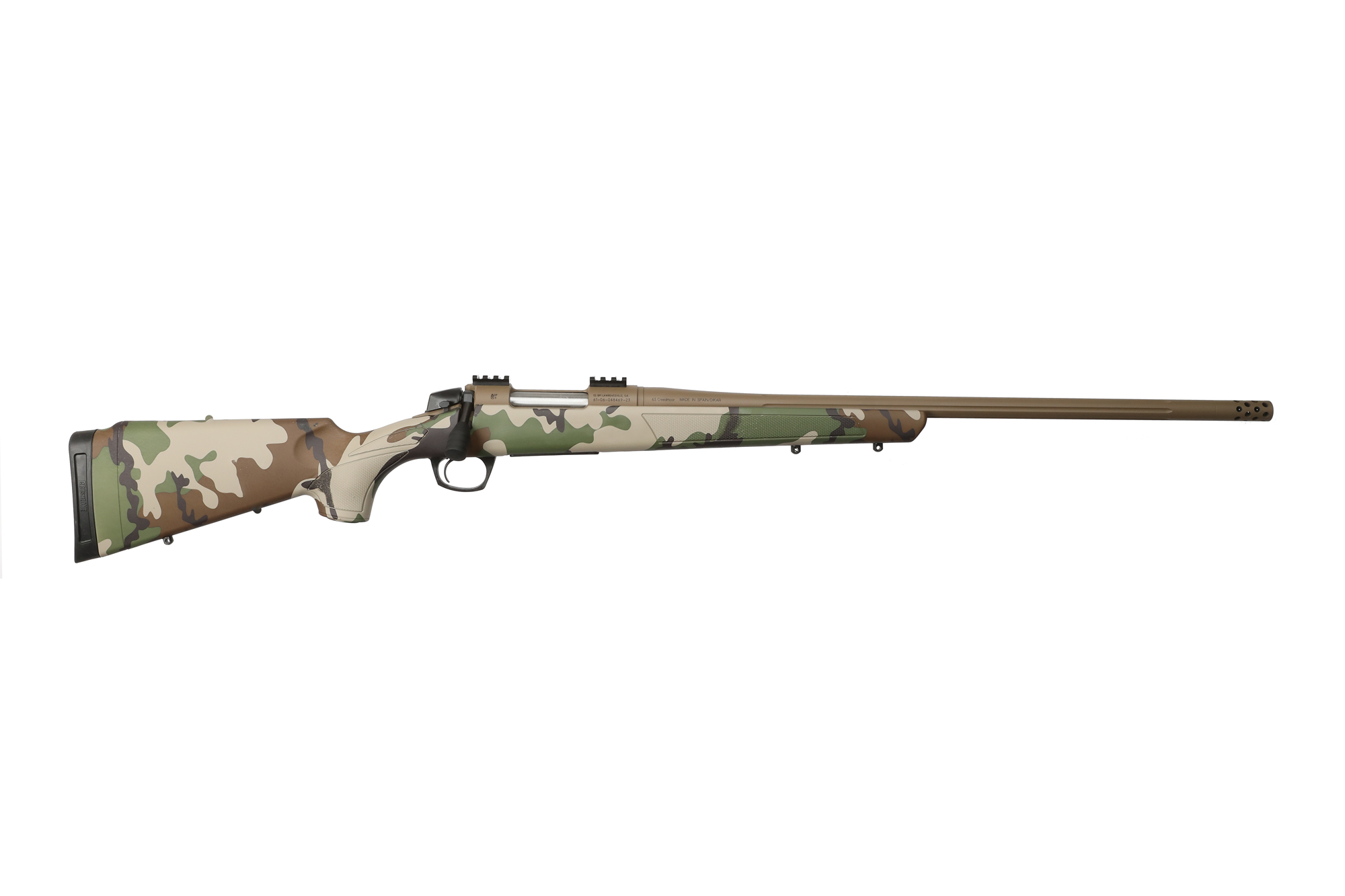 CVA Connecticut Valley Arms Cascade XT .350 Legend 22" Threaded Barrel FDE Woodland Camo 4-rd IVS Exclusive