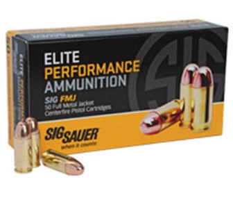 Sig Sauer Elite Ball 38 Special FMJ 125 Grain 50 Rounds