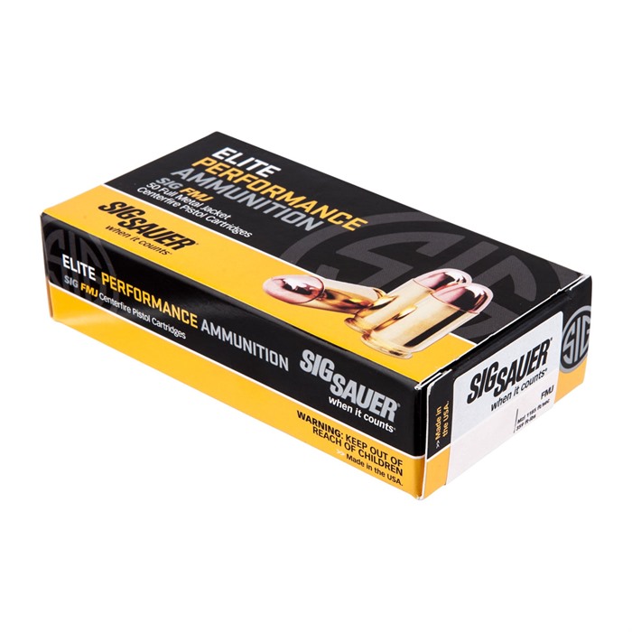 Sig Sauer 357 Magnum Full Metal Jacket 125 Grain 50 Rounds