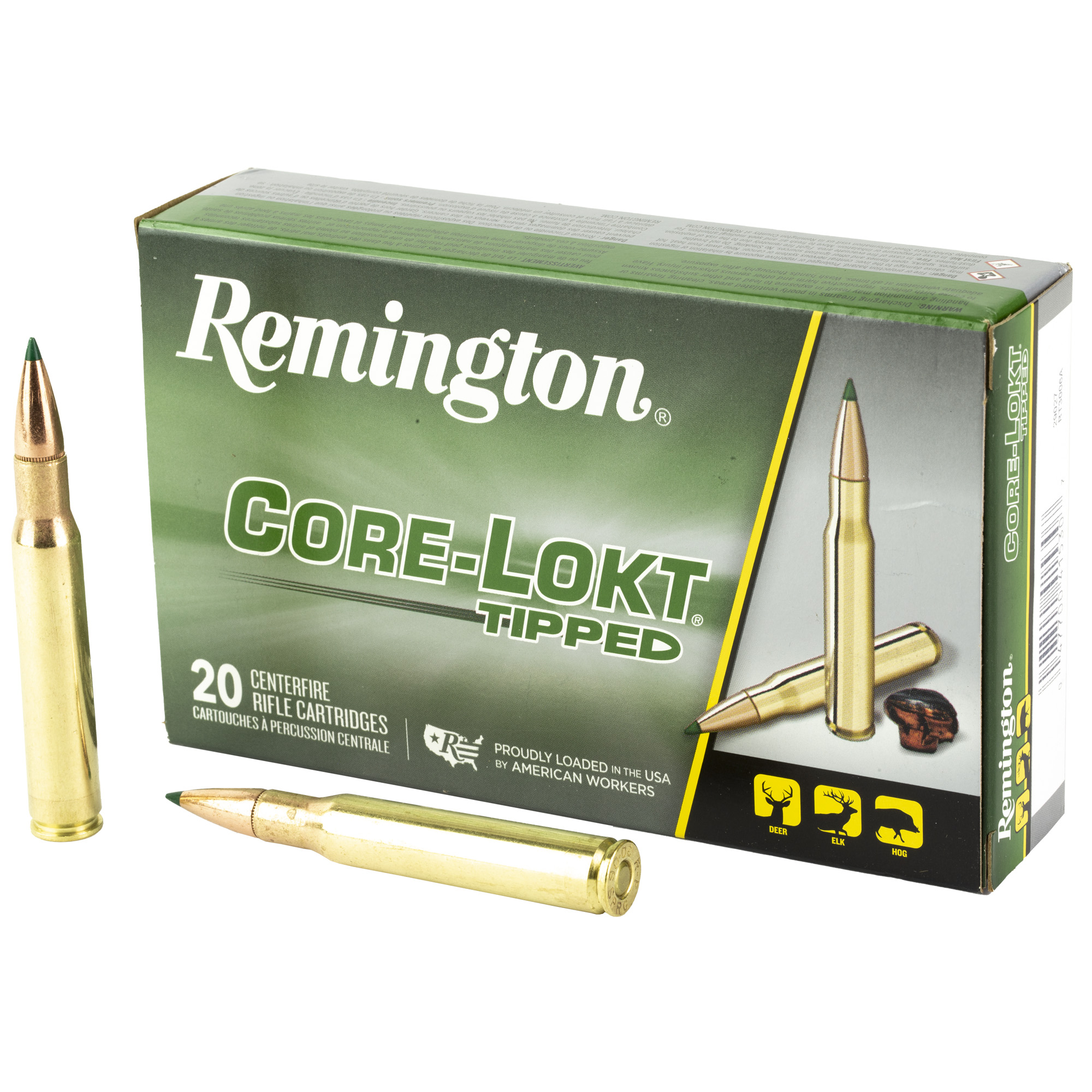 Remington Core-Lokt Tipped 30-06 Springfield 150 Grain 20 Rounds