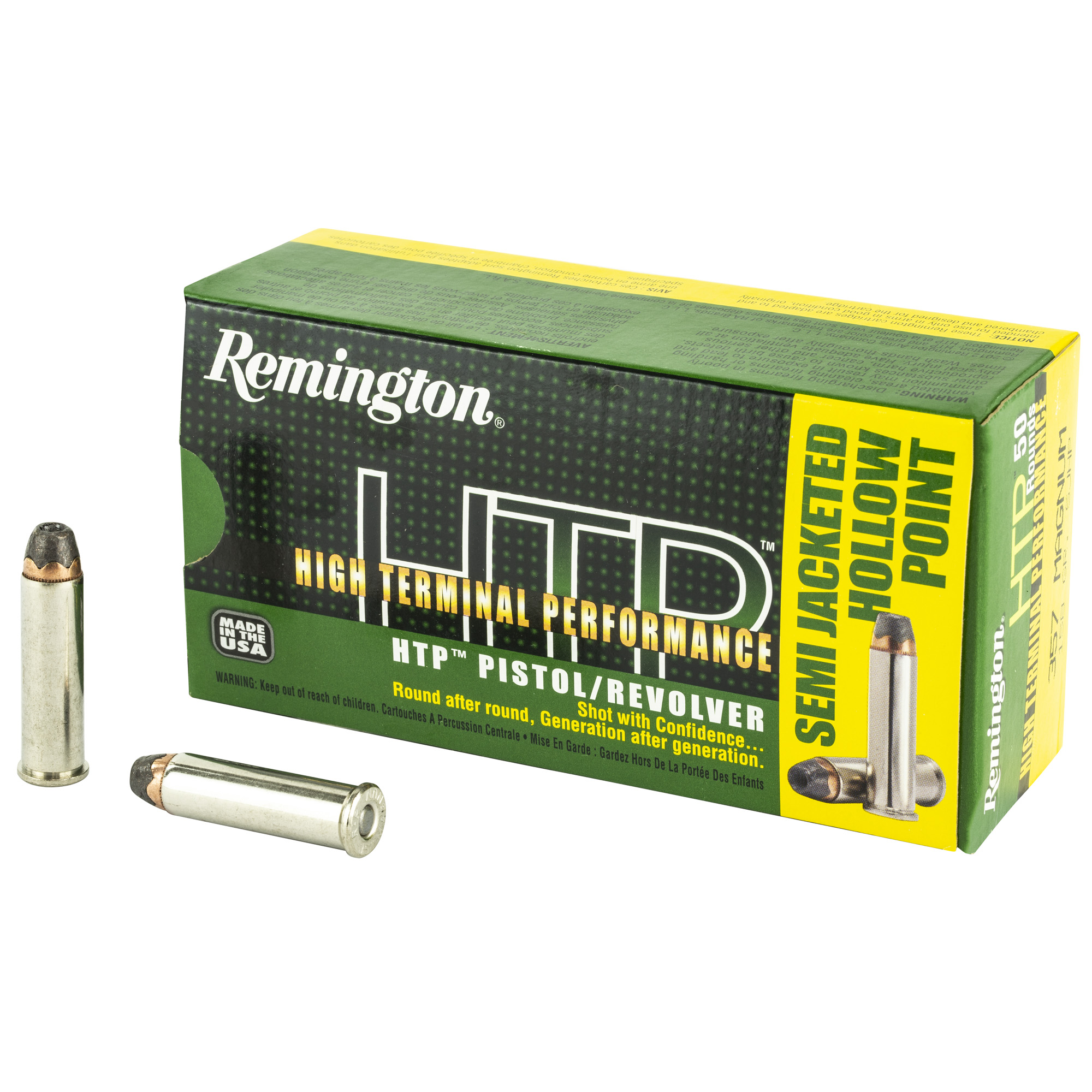 Remington 357 Magnum Semi-Jacketed Hollow Point 158 Grain 50 Rounds