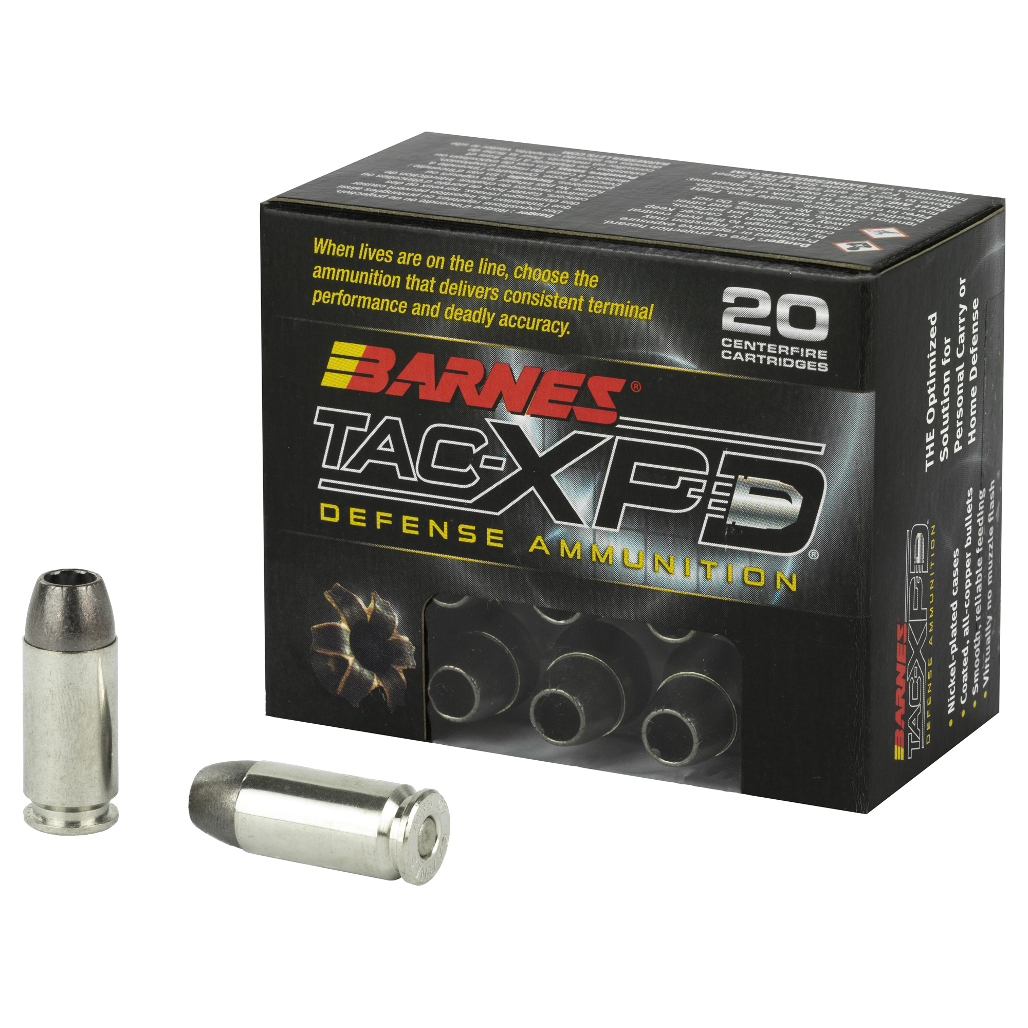 Barnes Bullets TAC-XPD 40 S&W TAC-XP 140 Grain 20 Rounds
