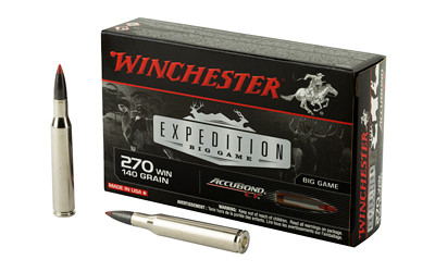 Winchester Expedition Big Game 270 Winchester Polymer Tip 140 Grain 20 Rounds
