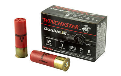 Winchester Double X Magnum 12 Gauge Turkey Shotshell 2 Ounce #6 10 Rounds
