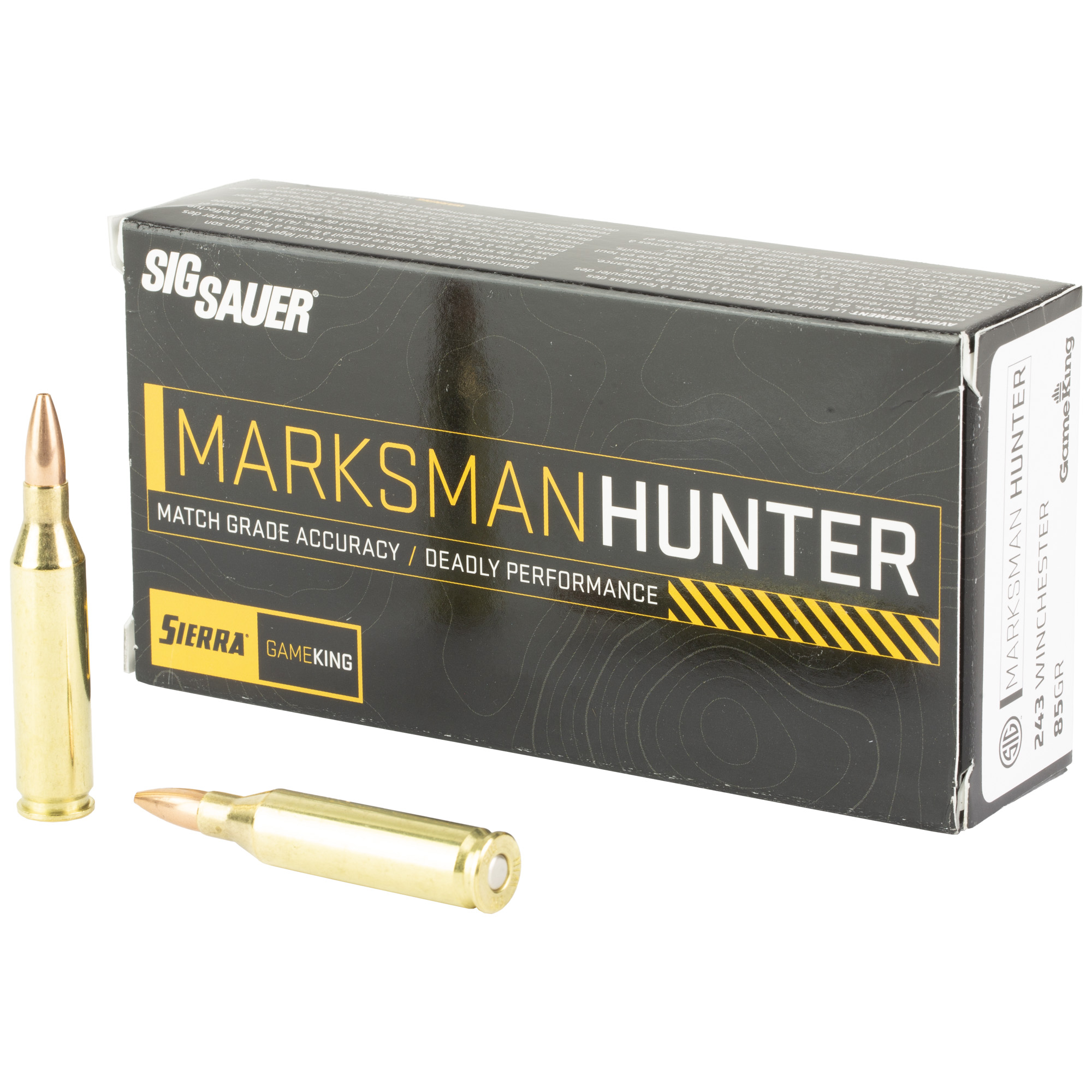 Sig Sauer Marksman Hunter 243 Winchester Boat Tail Hollow Point 85 Grain 20 Rounds