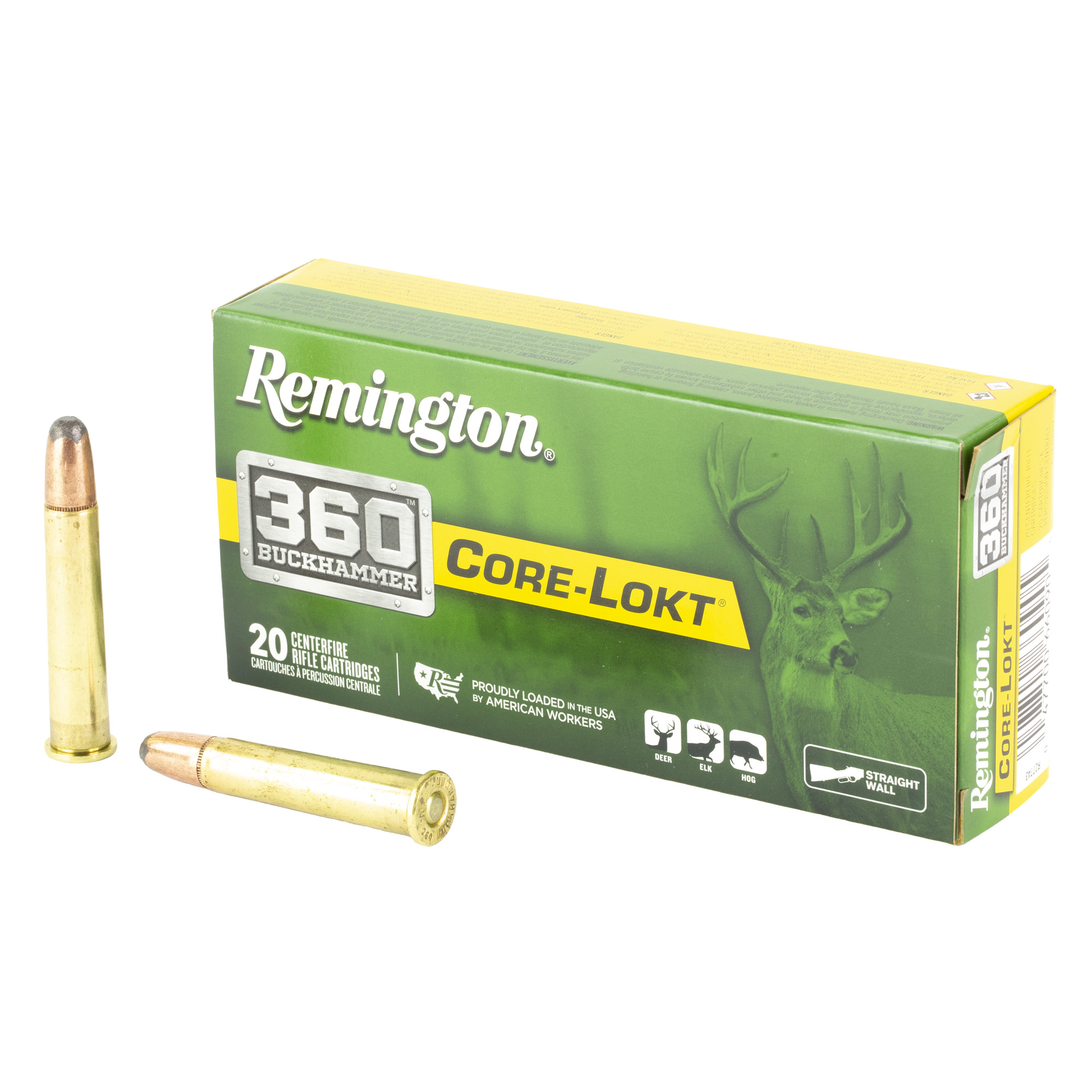 Remington CoreLokt 360 Buckhammer Soft Point 200 Grain 20 Rounds