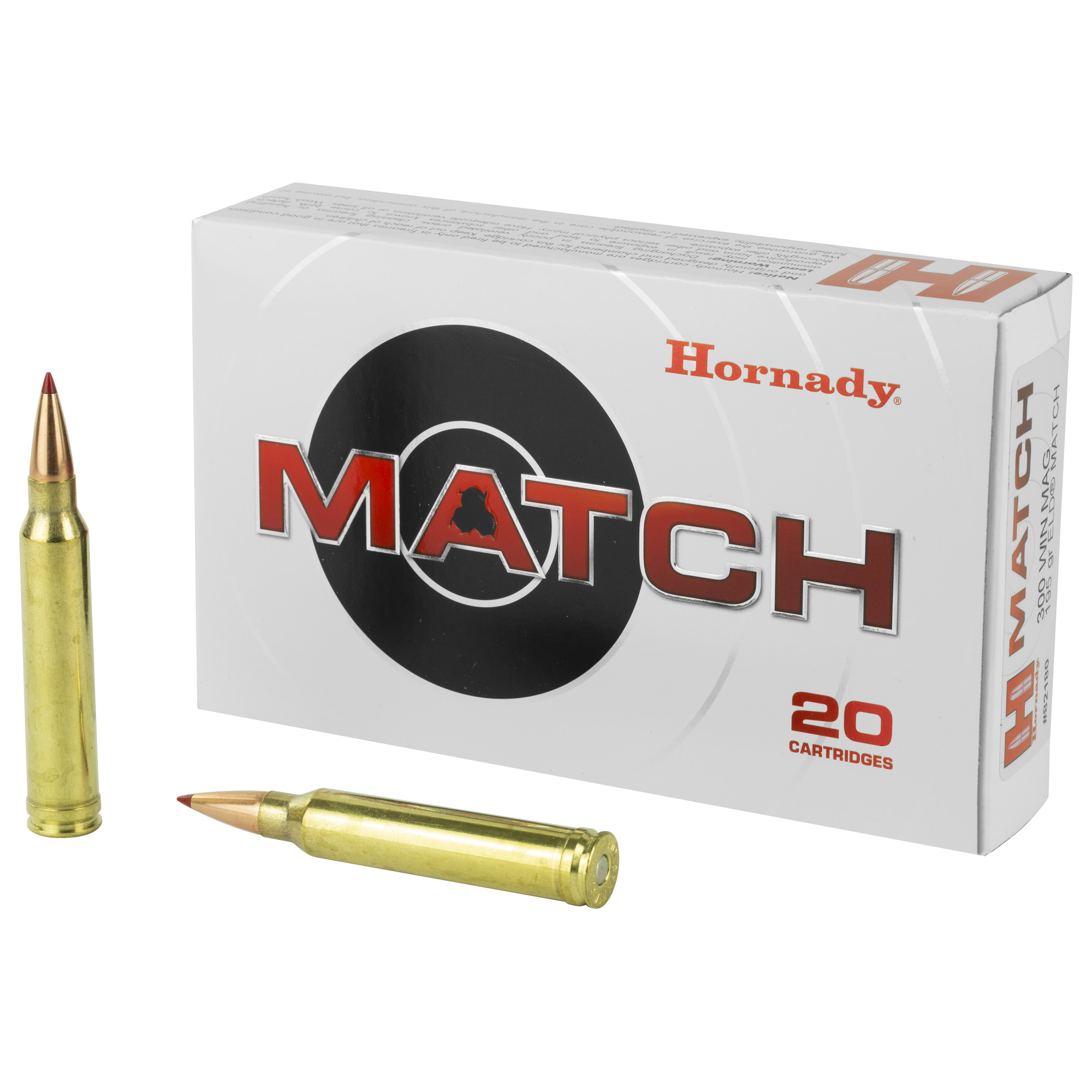 Hornady Match Rifle Ammo 300 Win Mag. 195 gr. ELD Match 20 rd.