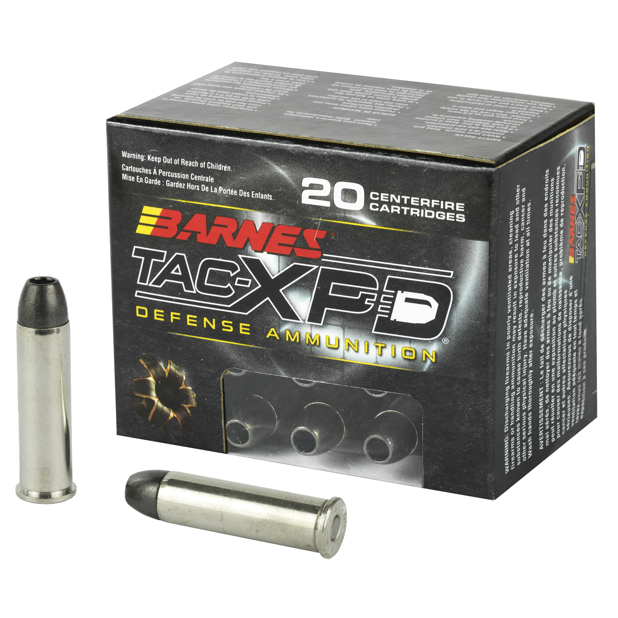 Barnes Bullets TAC-XPD 357 Magnum TAC-XP 125 Grain 20 Rounds