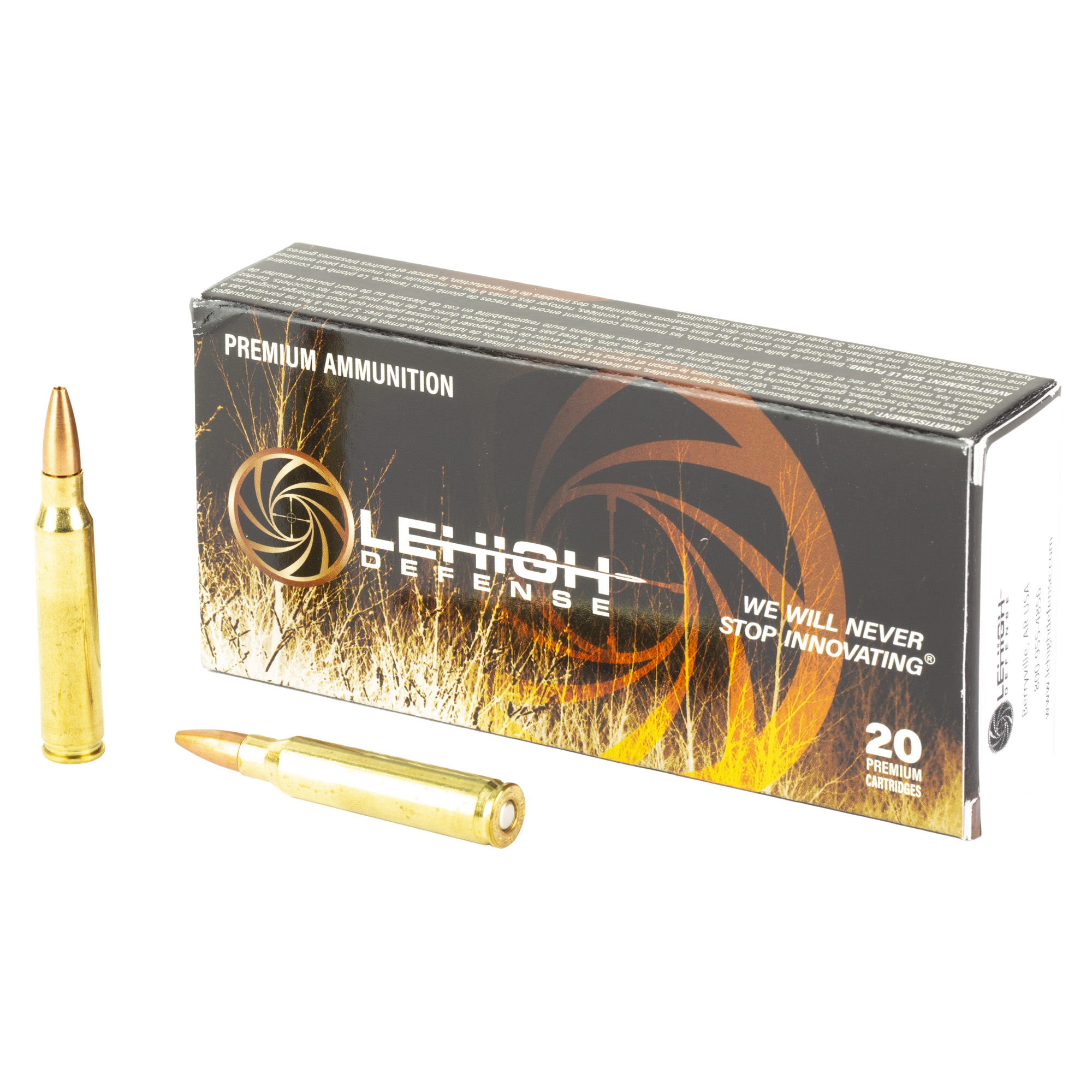 Lehigh Defense LA22355CC Controlled Chaos 223Rem 55gr 20 Rounds