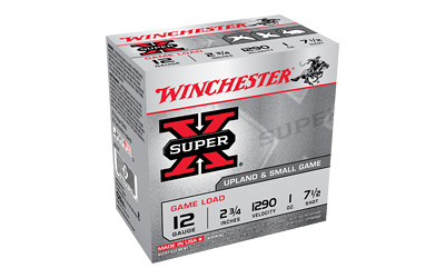Winchester Super-X 12 Gauge 2.75 Inch #7.5 Shotgun Shells 25 Rounds