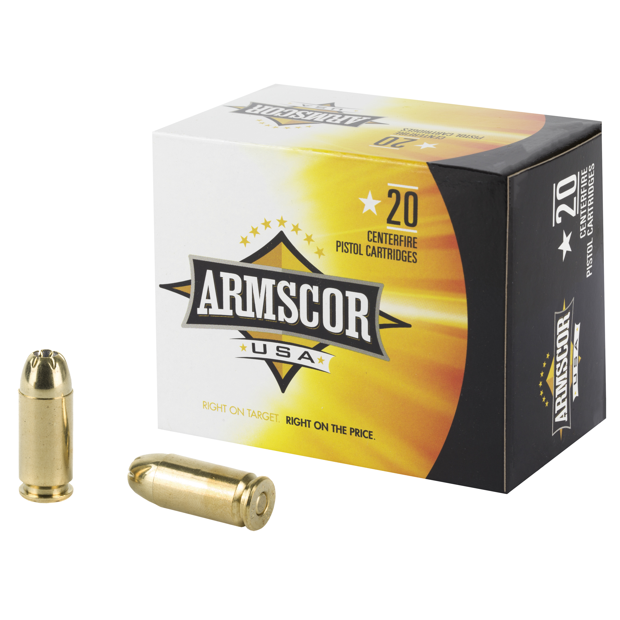 Armscor Defense Pistol Ammo 40 S&W Jacketed Hollow Point 180 Grain 20 Rounds
