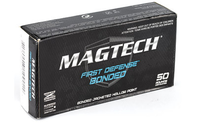 Magtech First Defense 9mm Luger Bonded Hollow Point 124 Grain 50 Rounds