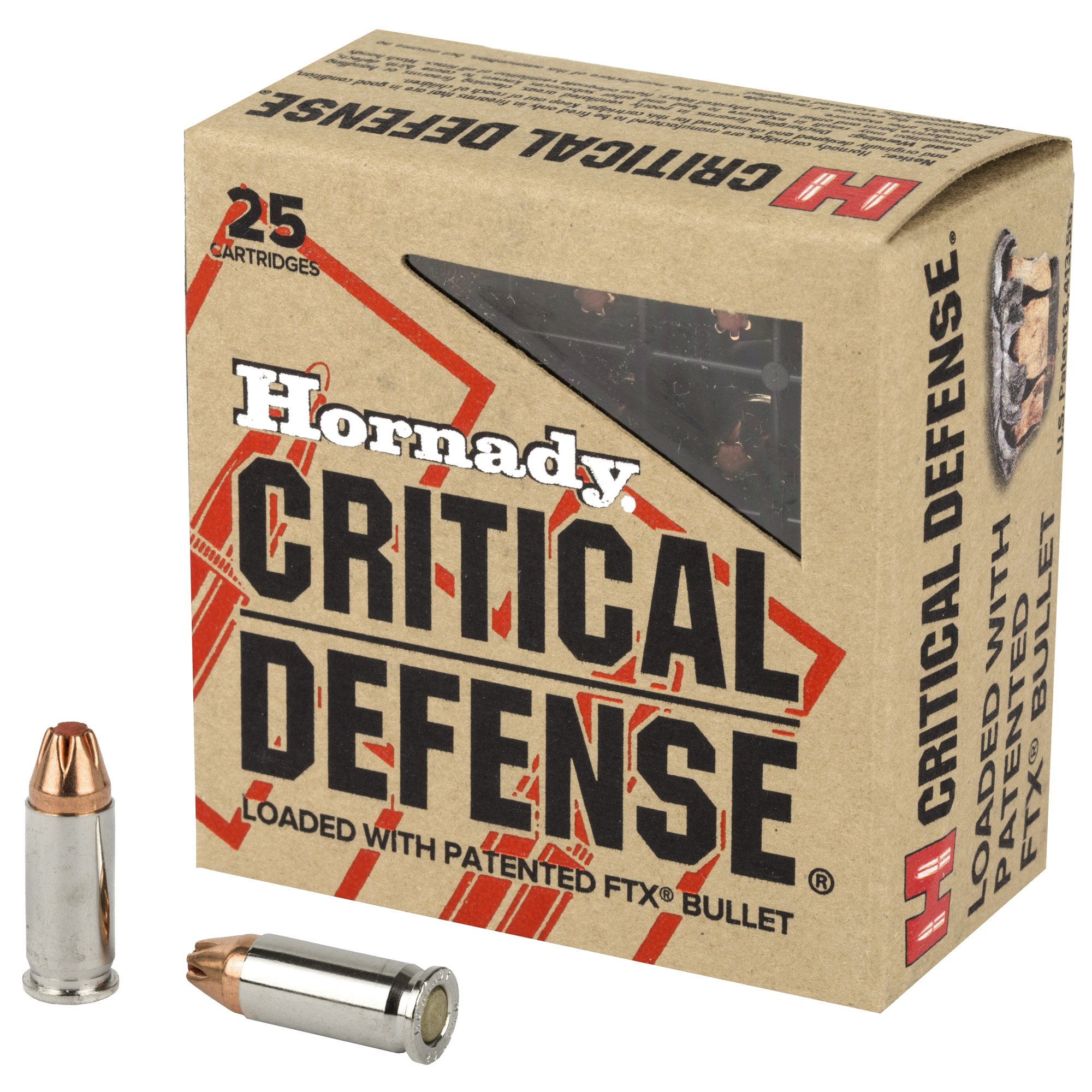 Hornady Critical Defense Handgun Ammo 25 ACP 35 gr. FTX 25 rd.