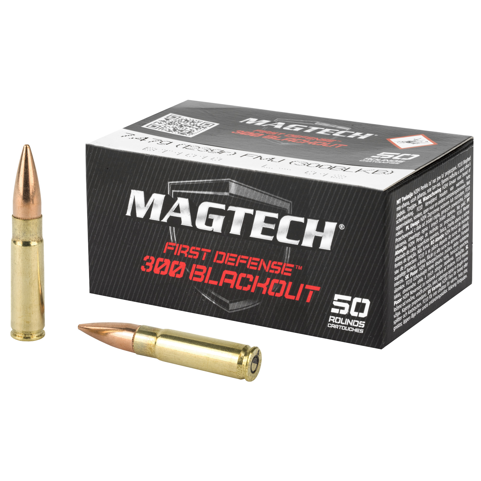 Magtech 300BLKB Tactical/Training  300Blackout 123gr Full Metal Jacket 50 Per Box/20 Case