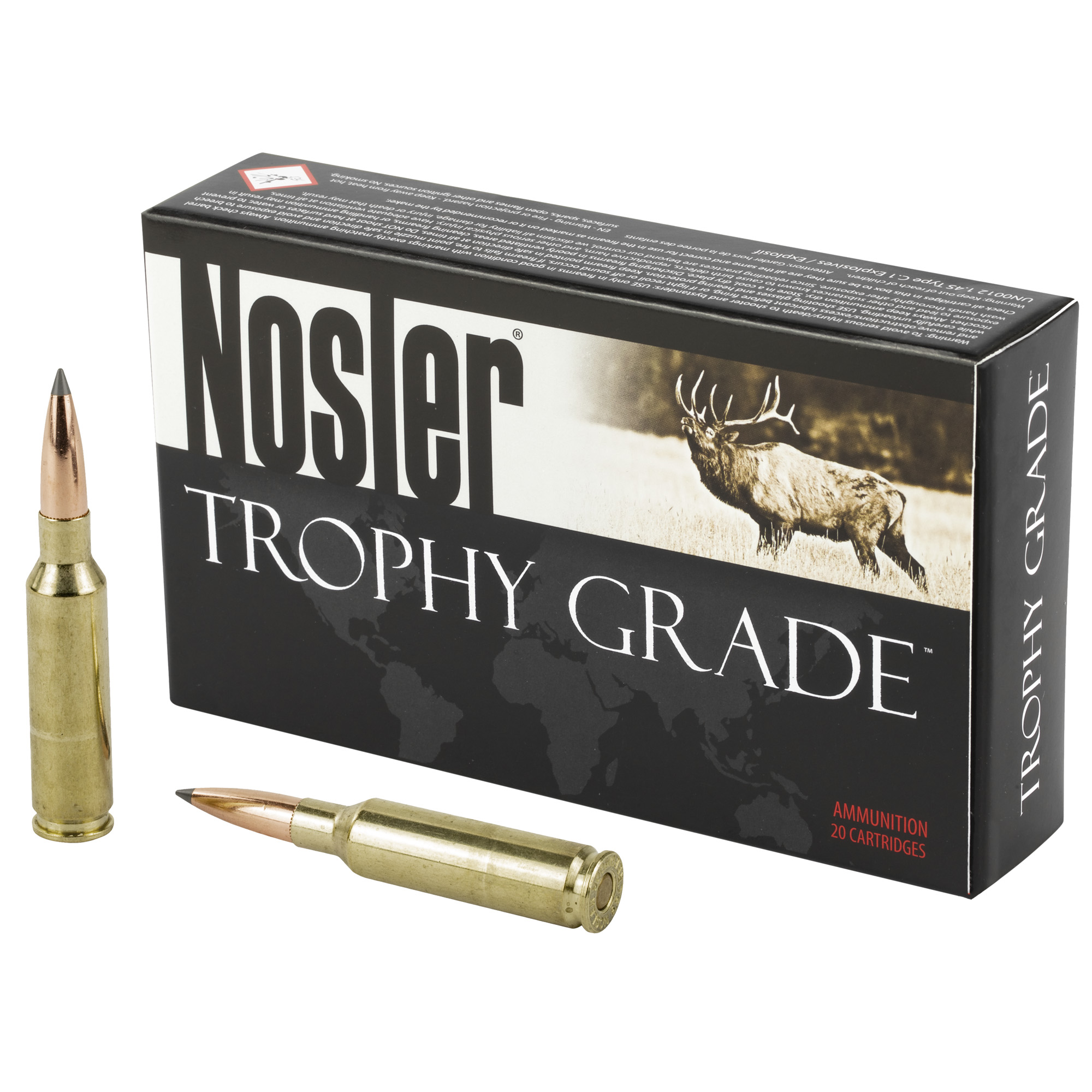 Nosler Trophy Grade 6.5 Creedmoor Ablr Soft Point 142 Grain 20 Rounds