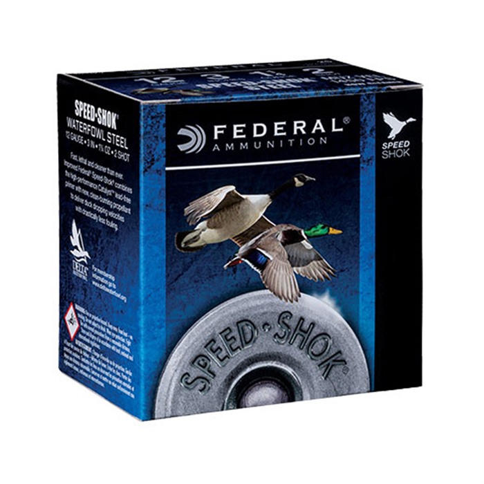 Federal Speed-Shok 20 Gauge Steel Shot 7/8 Grain 2 Shot 25 Rounds