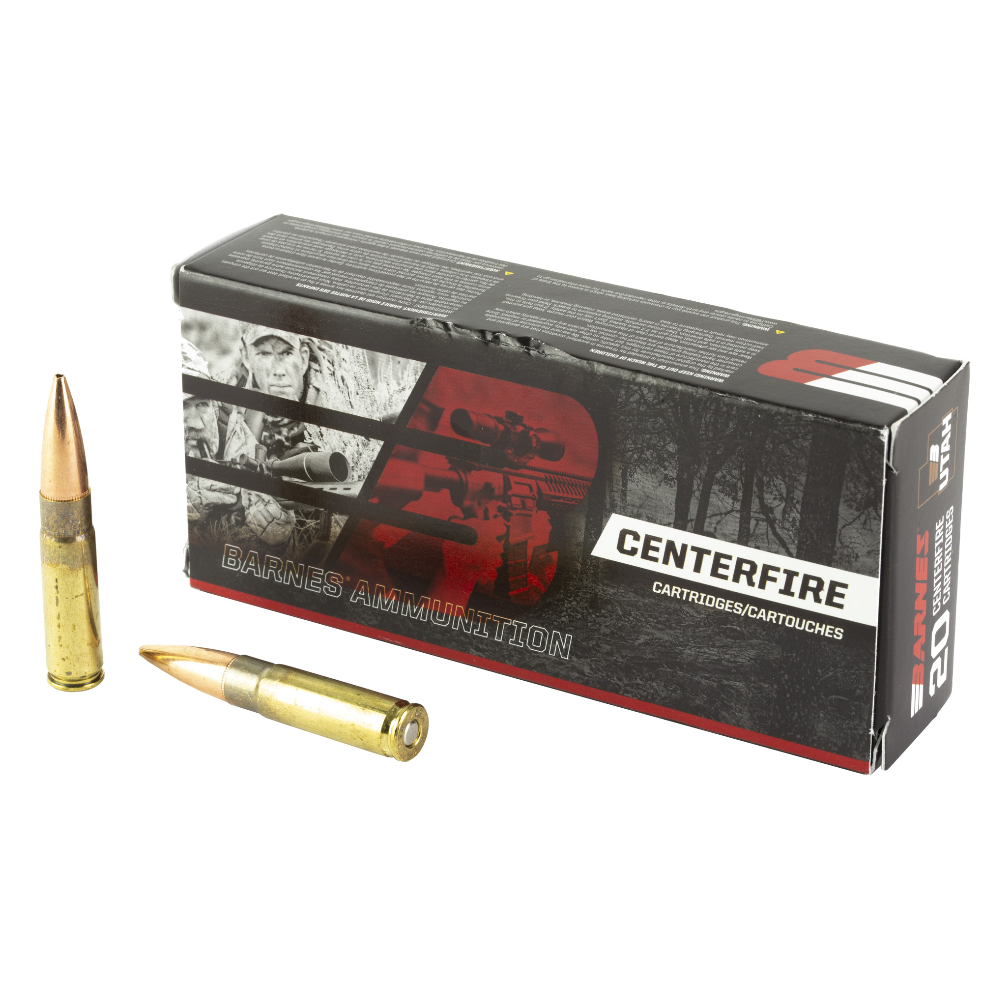 Barnes Bullets 32004 300 AAC Blackout Jacket Hollow Point 120 Grain 20 Rounds