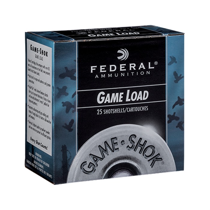 Federal Game-Shok 20 Gauge Lead 6 Shot 1 Ounce 25 Rounds