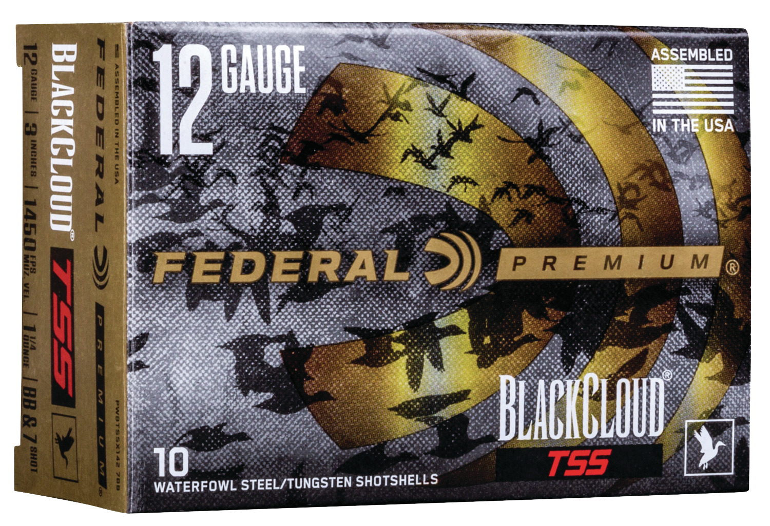Federal Black Cloud TSS Load 12 Gauge Tungsten Super Shot 1 1/4 Ounce 10 Rounds